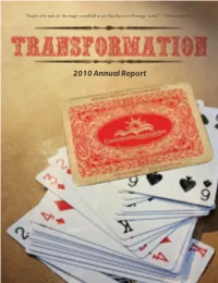 2010 Transformation Annual Report