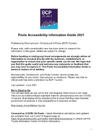 Poole Accessibility Guide