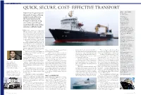 Quick, Secure, Cost- Effective Transport