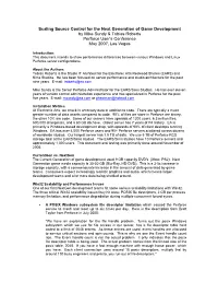 Scaling Source Control for the Next Generation of Game Development by Mike Sundy & Tobias Roberts Perforce User's Conference May 2007, Las Vegas