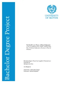 The Dual-‐Process Theory