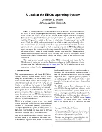 A Look at the EROS Operating System Jonathan S
