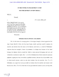 Case 1:13-Cv-00531-WPL-LAM Document 46 Filed 01/09/14 Page 1 of 25
