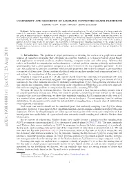 Complexity and Geometry of Sampling Connected Graph Partitions