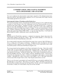 Conservation and Coastal Element Data Inventory and Analysis