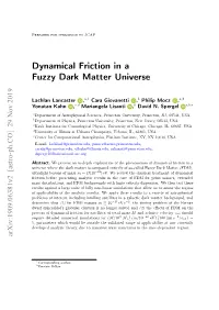 Dynamical Friction in a Fuzzy Dark Matter Universe