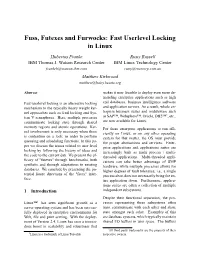 Fuss, Futexes and Furwocks: Fast Userlevel Locking in Linux