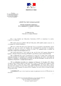 PRÉFÈTE DU CHER a R R Ê T É N