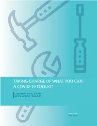 Taking Charge of What You Can: a Covid-19 Toolkit
