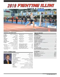 2019 Illinois Track & Field Table of Contents Fighting