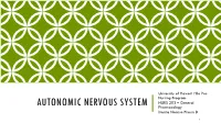 Autonomic Nervous System Final.Pdf