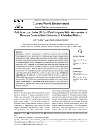 Current World Environment Journal Website