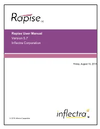 Rapise User Manual Version 5.7 Inflectra Corporation