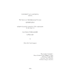 The Varieties of Multidimensional Necessity