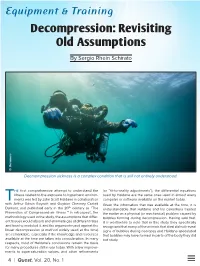 Decompression: Revisiting Old Assumptions