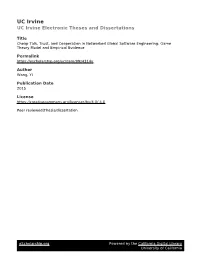 Game Theory Model and Empirical Evidence