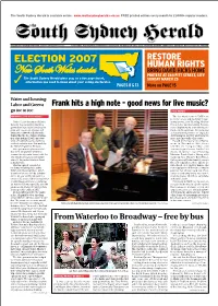 Linda Scott for Sydney Strong, Local, Committed