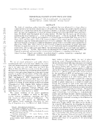 Terrestrial Planets Across Space and Time 3