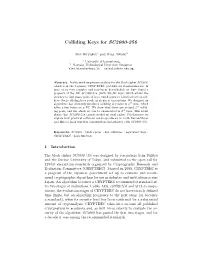 Colliding Keys for SC2000-256