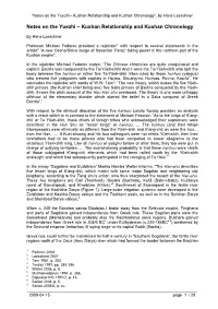 Notes on the Yuezhi - Kushan Relationship and Kushan Chronology”, by Hans Loeschner