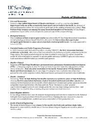 Points of Distinction
