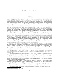 Dendrology and Its Applications Peter B. Shalen Preface the Organizers