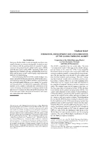Formation, Development and Categorization of the Global Emerging Market