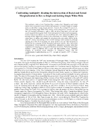 Reading the Intersection of Racial and Sexual Marginalization in Rex Vs Singh and Seeking Single White Male