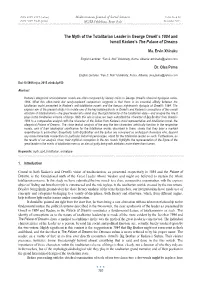 The Myth of the Totalitarian Leader in George Orwell's 1984 and Ismail