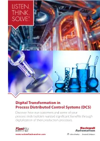 Digital Transformation in Process Distributed Control Systems (DCS)