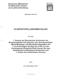 Planfeststellungsbesch