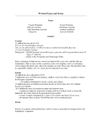 Wetland Types and Status