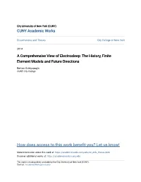 A Comprehensive View of Electrosleep: the History, Finite Element Models and Future Directions