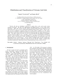 Distribution and Classification of Volcanic Ash Soils