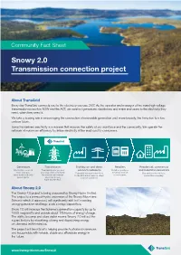 Snowy 2.0 Transmission Connection Project