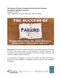 The Success of Failure