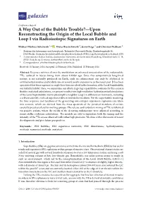 Upon Reconstructing the Origin of the Local Bubble and Loop I Via Radioisotopic Signatures on Earth