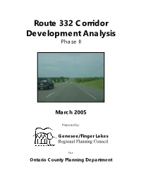 Route 332 Corridor Development Analysis Phase II