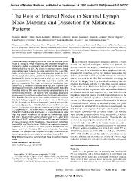 The Role of Interval Nodes in Sentinel Lymph Node Mapping and Dissection for Melanoma Patients