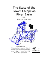 The State of the Lower Chippewa River Basin 2001 PUBL-WT-554 2000
