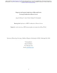 Diagnostic and Prognostic Implications of Ribosomal Protein Transcript Coordination in Human Cancers
