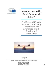 Introduction to the Fiscal Framework of the EU