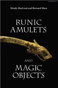 Runic Amulets and Magic Objects