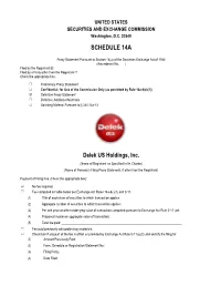 Schedule 14A