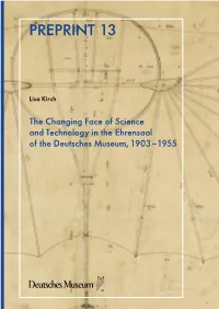 The Chaning Face of Science and Technology in the Ehrensaal of The