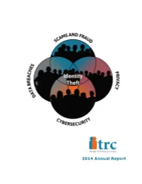2014 Annual Report About the ITRC—Its History