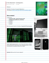 Computers Friday, February 12, 2021 11:00 AM