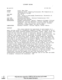 Reproductions Supplied by EDRS Are the Best That Can Be Made from the Original Document