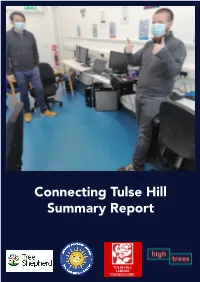 Connecting Tulse Hill Summary Report Contents