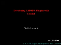 Developing LADSPA Plugins with Csound